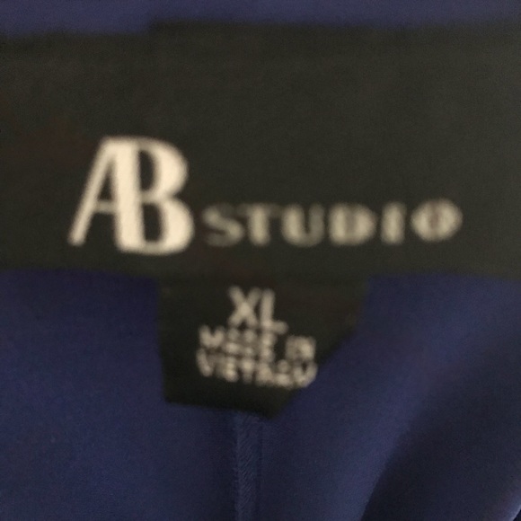 ABstudio Blue V-neck Dress. Size XL. - Picture 7 of 8